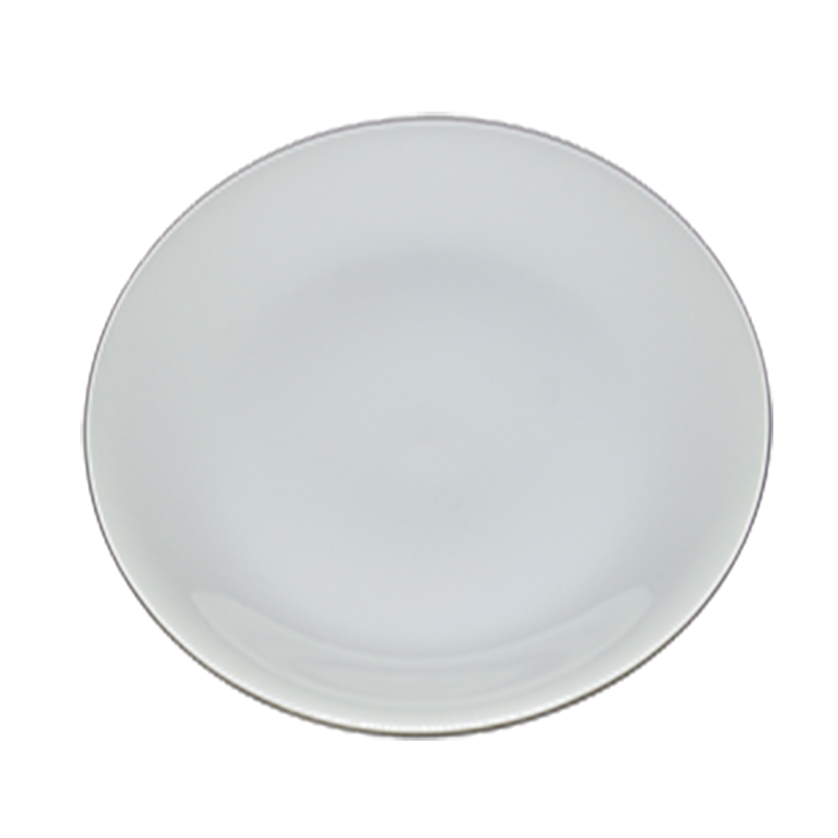 Prato de Mesa Branco Abaloado