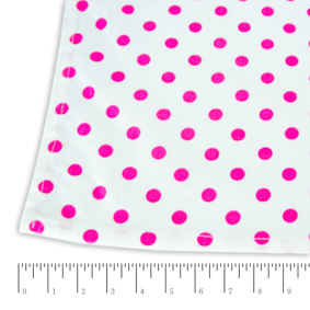 Toalha Quadrada Poás Branca e Pink 1,54X1,54