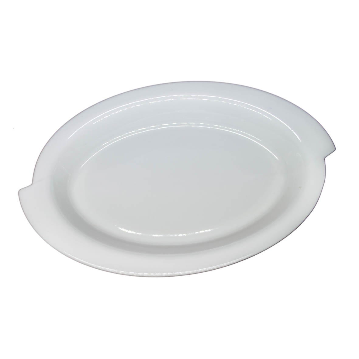 Travessa de Porcelana Oval Borda S 45x29x5