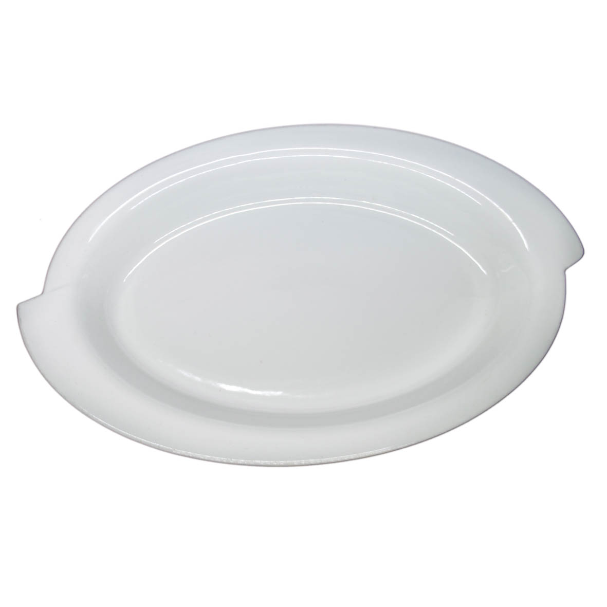 Travessa de Porcelana Oval Borda S 51x33x7