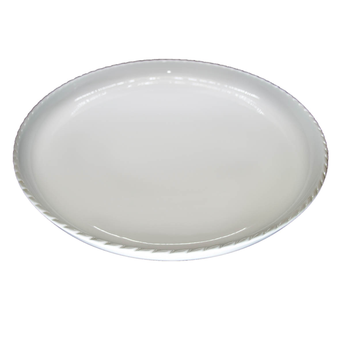 Travessa de Porcelana Redonda Rasa 43,5x4