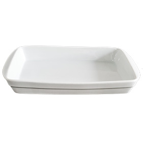 Travessa de Porcelana Retangular GN 41x25x6