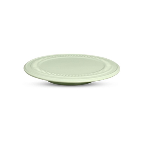 Boleira de Porcelana Redonda Verde Clara 38x5