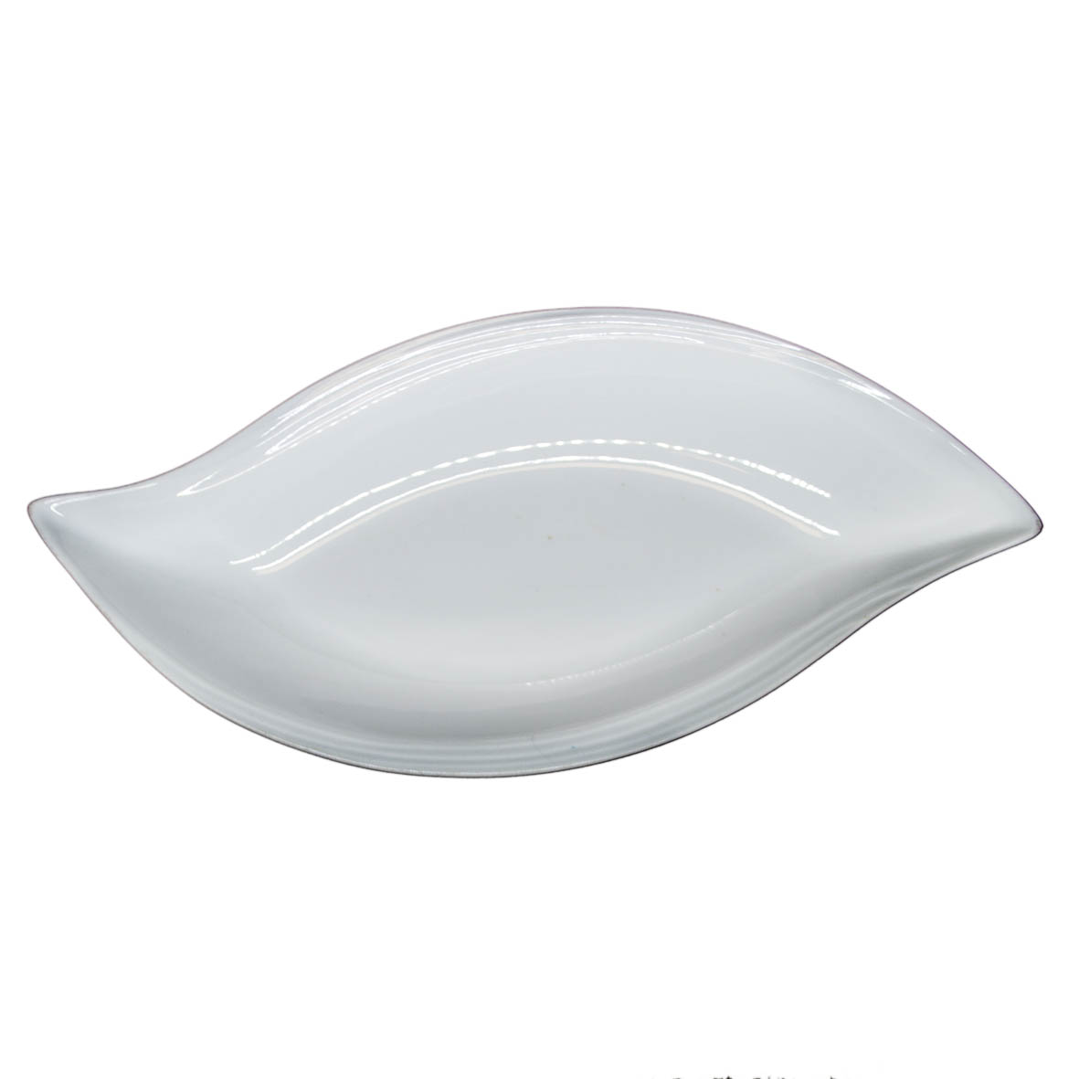 Travessa de Porcelana Oval Borda S Frisada 43x21x6