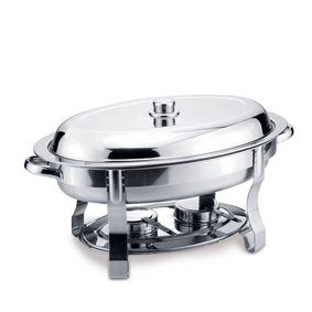 Rechaud Inox Banho Maria Oval 5,5L