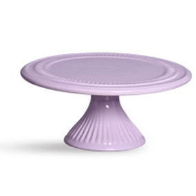 Boleira de Porcelana Redonda Lilás 23x10