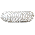 Cesto de Porcelana Retangular G
