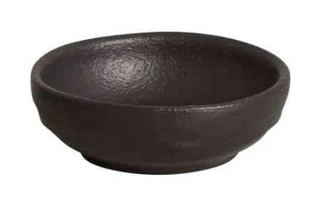 Ramequim Redondo Preto Matte Cerâmica 9cm
