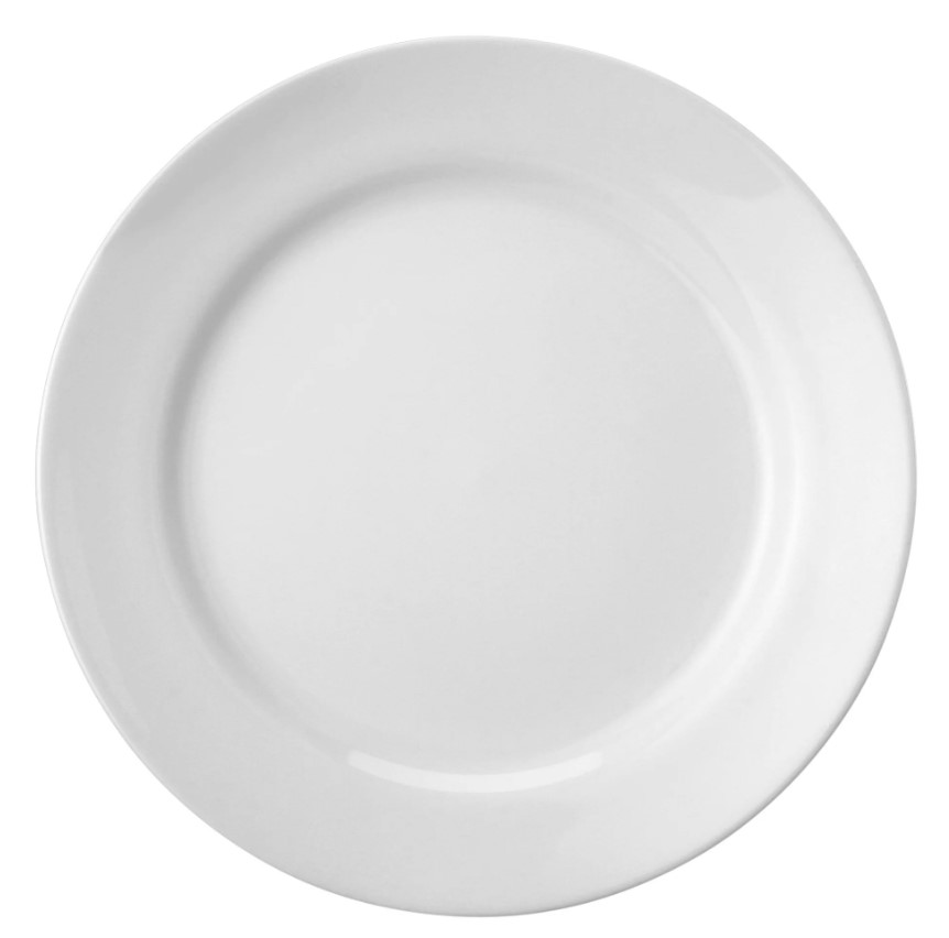 Prato de Mesa Branco Liso