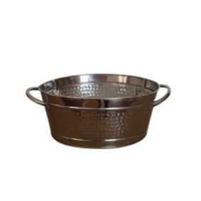 Champanheira Metal Prateada M 32cm