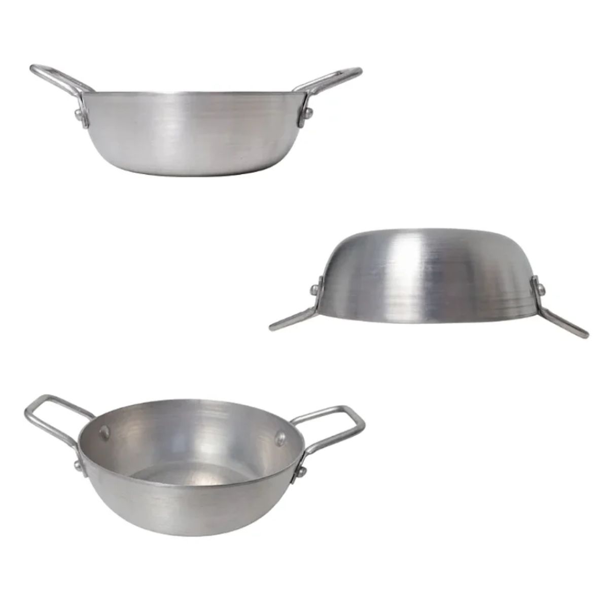 Ramequim Tachinho Aluminio 2 Alças 150ml