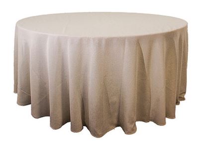 Toalha Redonda Oxford Creme 3,20m